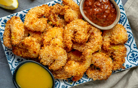 Flaky Crispy Prawns